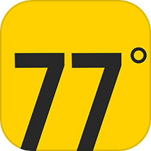77度